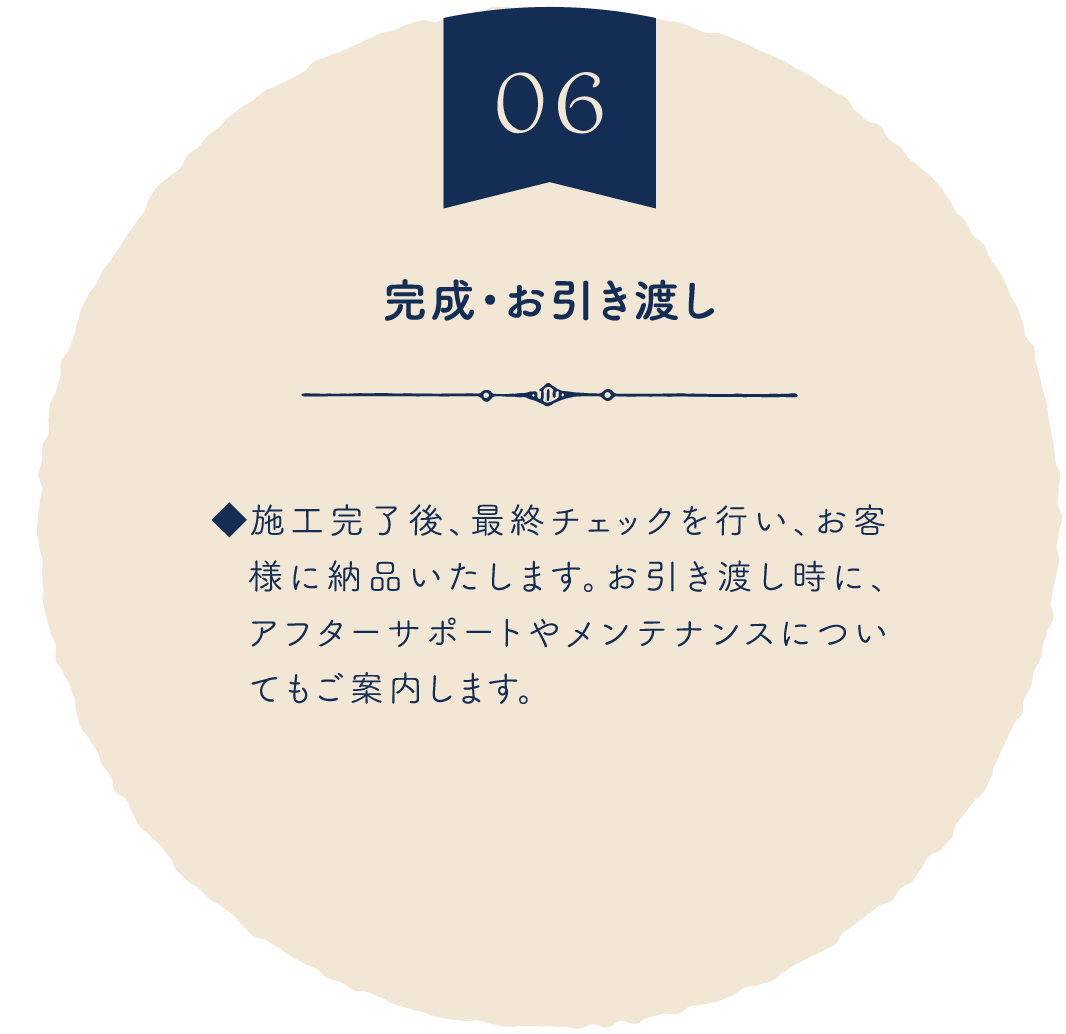 完成・お引き渡し